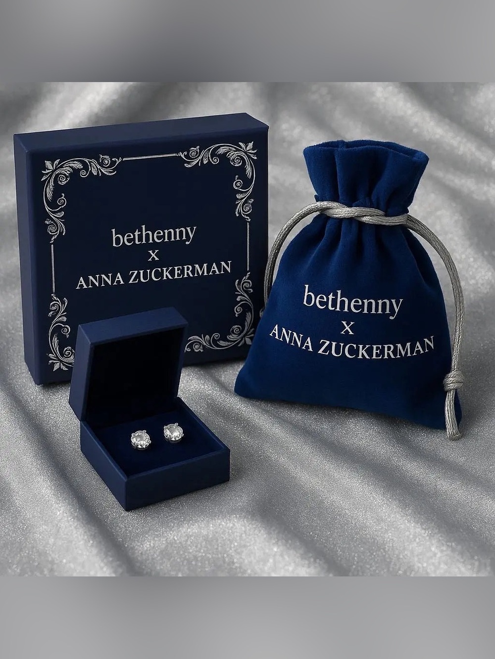 Bethenny Frankel x Anna Zuckerman Just Like Diamonds 4 Carats Total Weight Studs